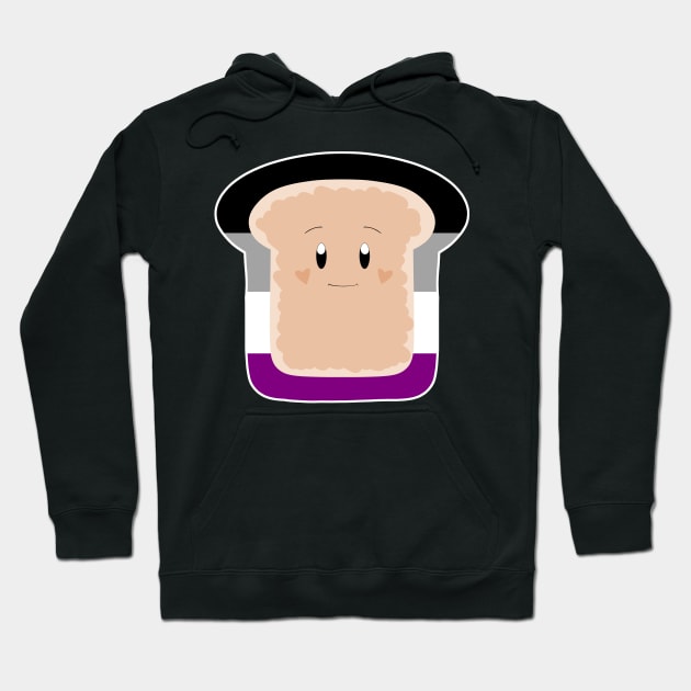 Asexual Pride Toast Hoodie by celestialuka